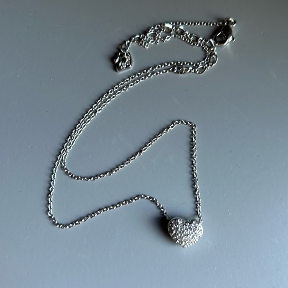 Swarovski heart necklace LIKE NEW
